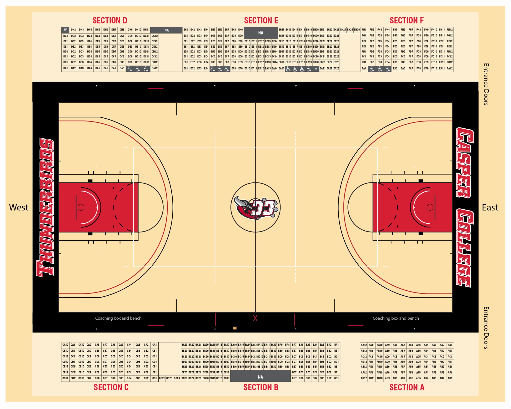 Image showing seating in the gym.