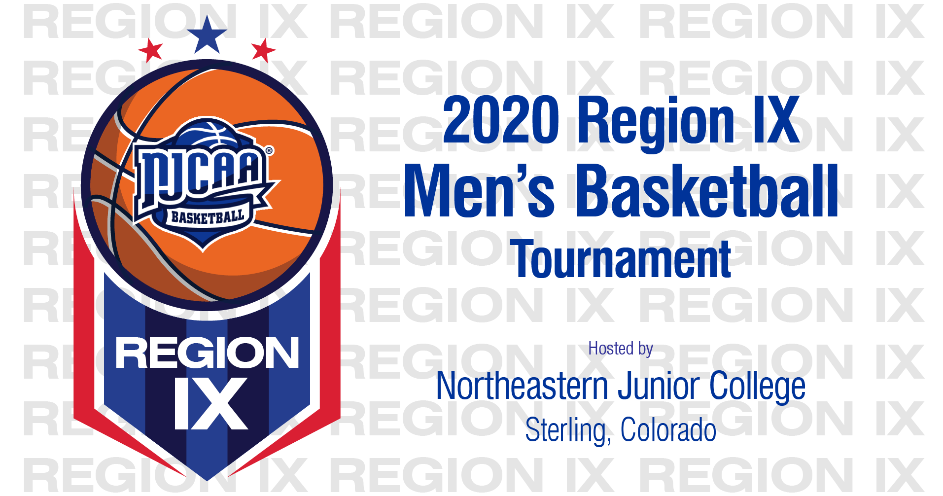 2020 Region IX Men's Basketball Tournament in Sterling, CO.