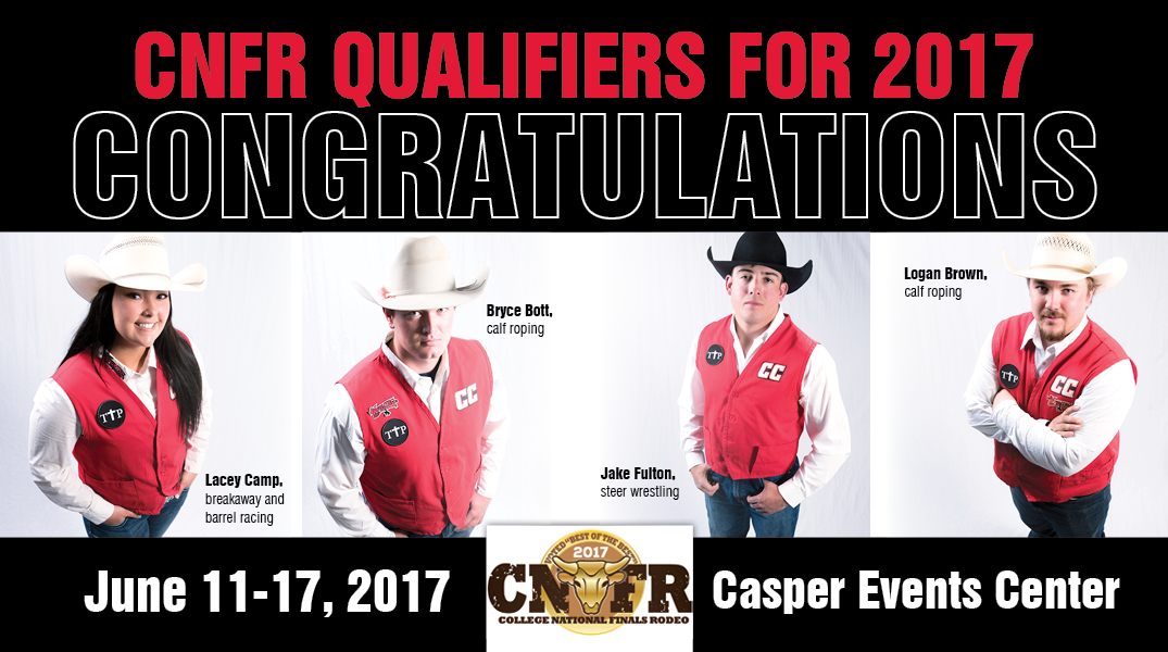 Casper College qualifies four for College National Finals Rodeo