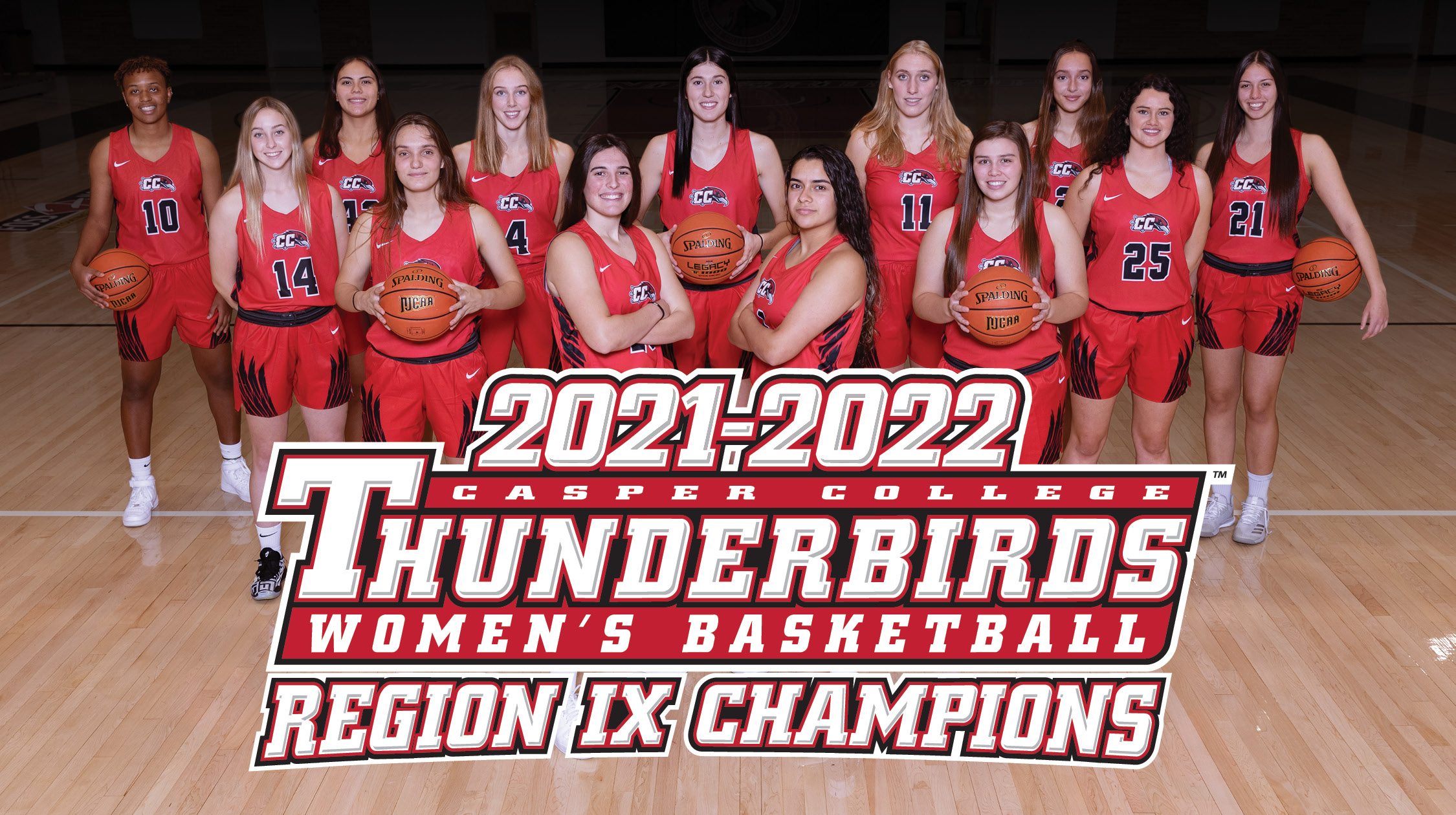 2021-2022 Region IX Women's Basketball Champions.