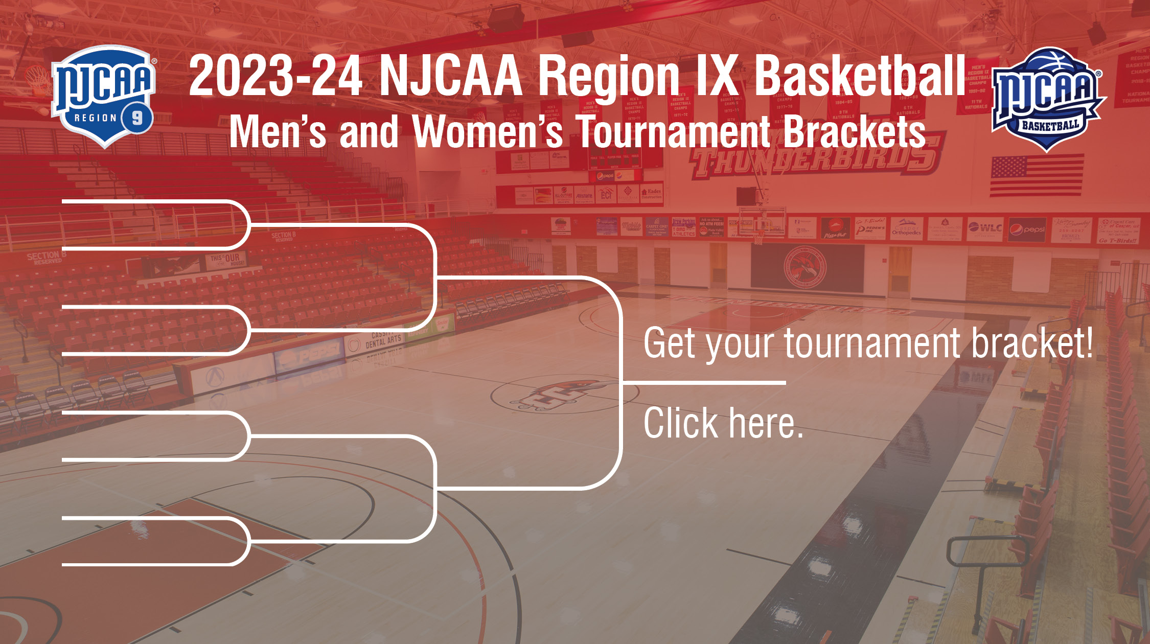 2023-24 NJCAA Region IX Basketball Tournament Brackets