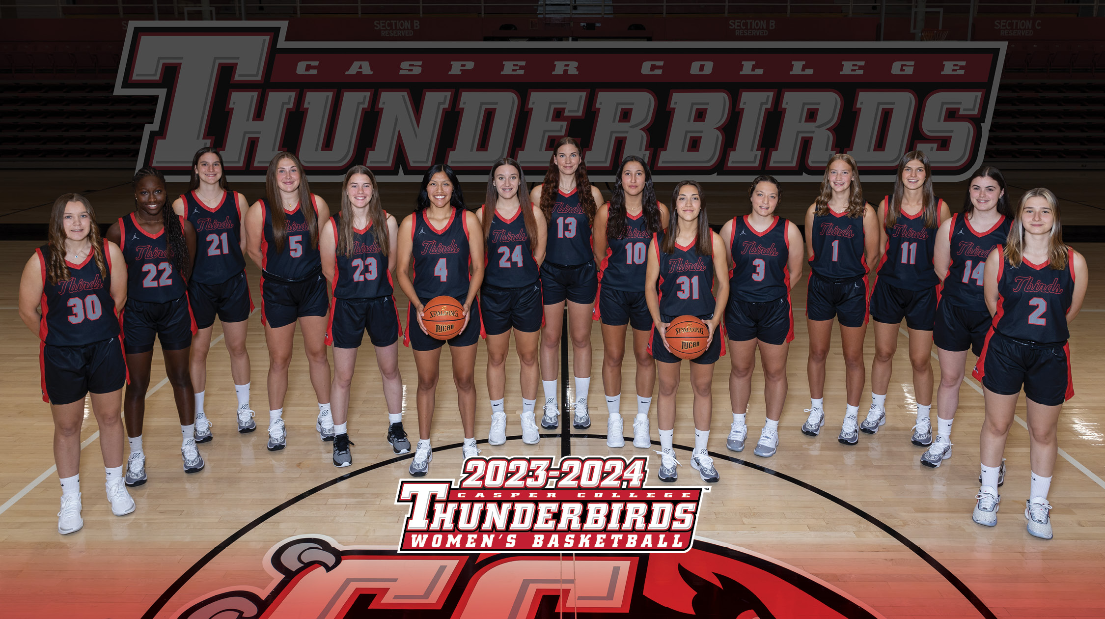 2023-24 Women's Basketball team.